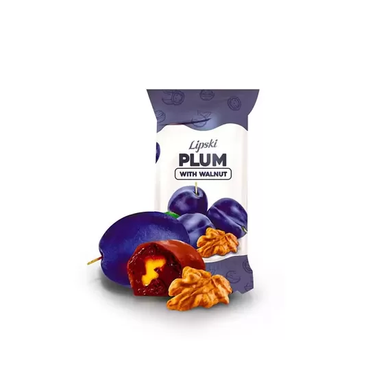 Конфеты Lipski Premium "Сливы с грецкими орехами" 1,5 кг