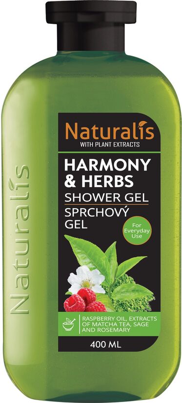 Naturalis dušas želeja "Harmonija un garšaugi" 400 ml