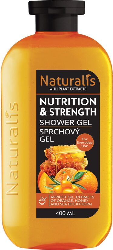 Naturalis dušas želeja "Uzturs un stiprums" 400 ml