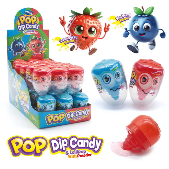 Candy with powder "Pop Dip Candy" 30 pcs. x 7 gr.