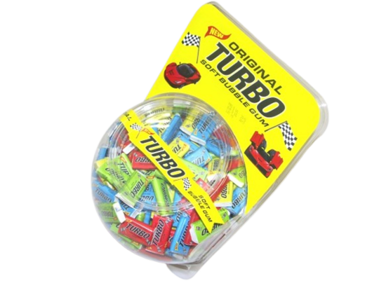 Košļājamā gumija Turbo Original 4.5 g x 300 gab.