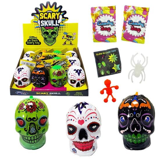 Toy + candy "Scary Skull Surprise" 12 gb. x 10 gr.