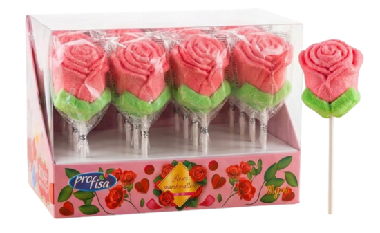 Marshmallow roses 24 pcs. x 28 gr.