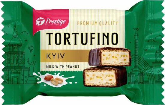 Konfektes “TORTUFINO KYIV” ar pienu un zemesriekstiem 700 g.