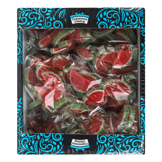 Мармеладные конфеты Дольки со вкусом арбуза 1,6 кг.