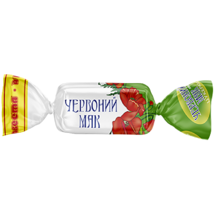 Glazed candies "Red Poppy" 1 kg.
