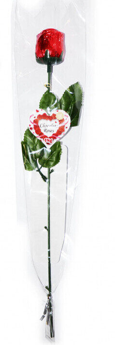 Šokolādes garšas konfektes Roze 18 g. (40 cm.) 1.GB