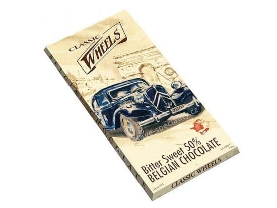 Dark chocolate Classic Wheels 50% 100 gr.