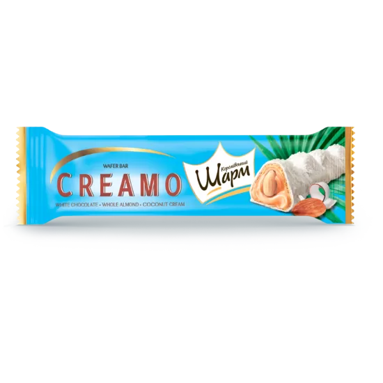 VAFEĻU BATONIŅŠ "CREAMO ROYAL CHARM" 29 g.