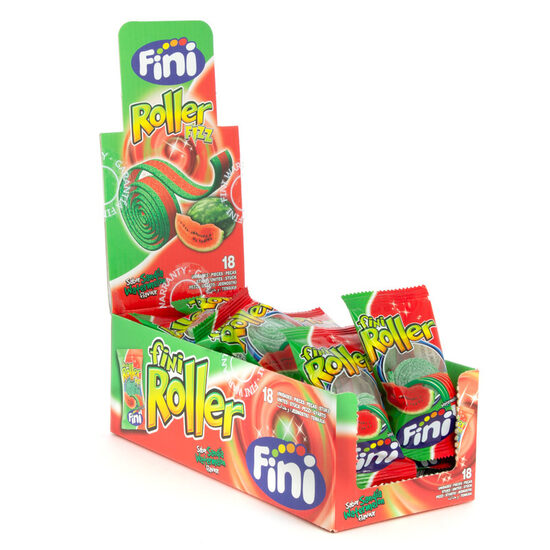 Sour jelly candies "Fini Roller Watermelon" 20 g x 18 pcs.
