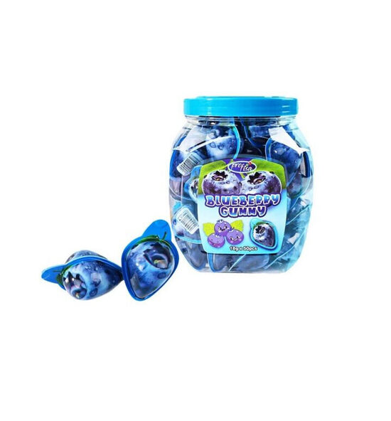 Želejas konfektes "Blueberry Gummy" (50 gab. x 18 gr.)