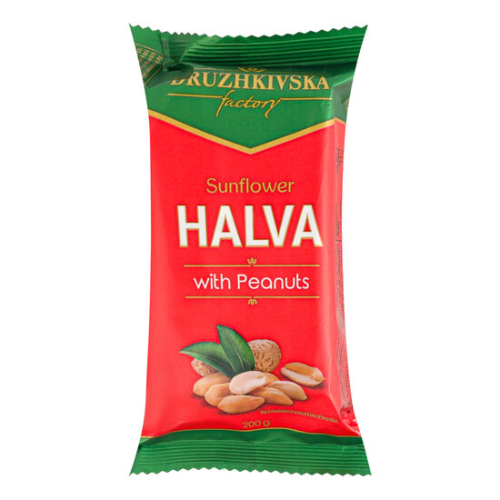 Saulespuķu halva ar zemesriekstiem 200 gr.