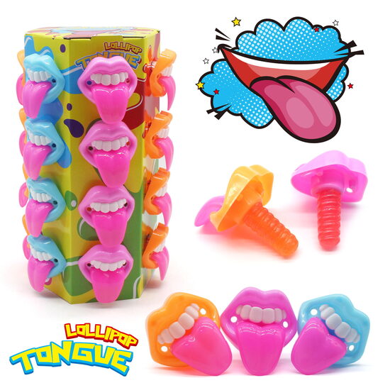 Tongue Lollipops 24 x 4.5 gr.