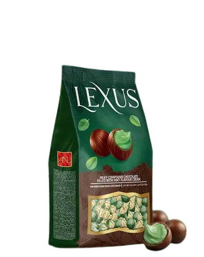 Konfektes "Lexus" ar piparmētru garšas krēma pildījumu, 1 kg.