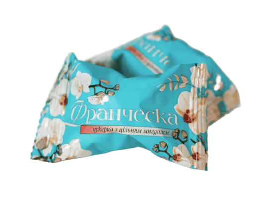 Вафельные шарики «Франческа» с целым миндалем, 0,5 кг.