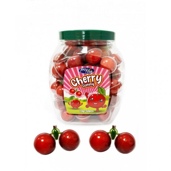 Želejas konfektes "Cherry Gummy" (50 gab. x 18 gr.)