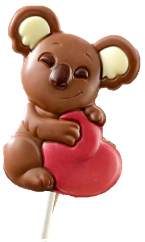 Šokolāde uz kociņa "Koala Heart" 25 gr.  1.gb
