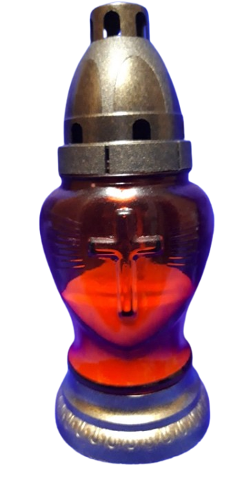 Kapu stikla svece SIRDS 19 cm A61012B