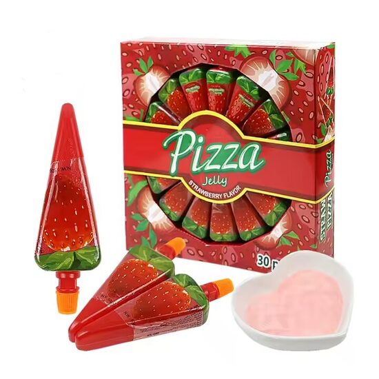 Жидкие конфеты «Pizza Pudding Strawberry» 30 шт. х 50 гр.