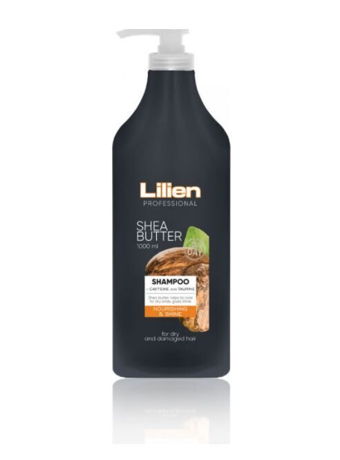 Шампунь Lilien для сухих и поврежденных волос с маслом ши - 1000 мл