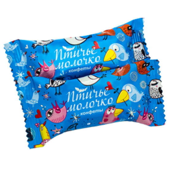 Konfektes "Putna piens" 0.5 kg.