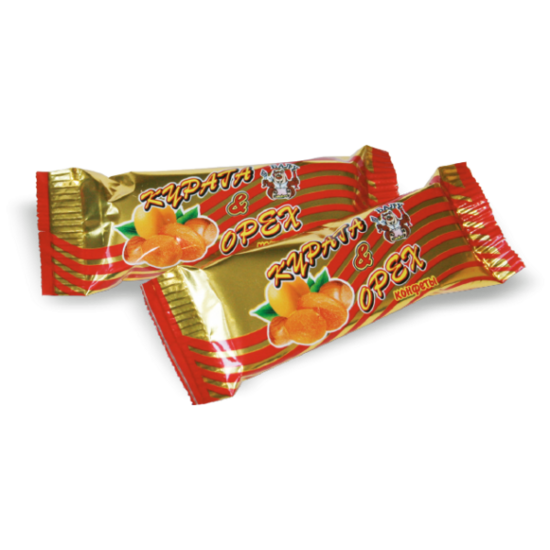 Konfektes "Aprikozes un Rieksti" 1 kg