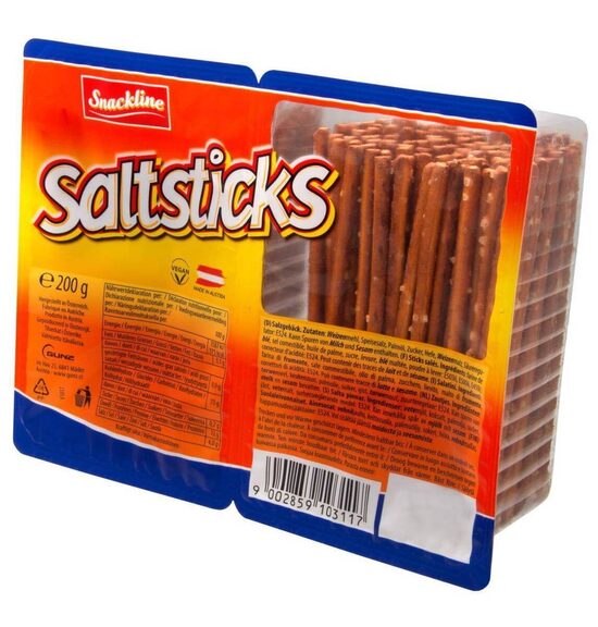 Соленое печенье-соломка "Saltstick" 200 гр.