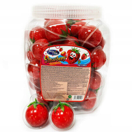 Желейные конфеты "Strawberry Gummy" (50 шт. х 10 г.)