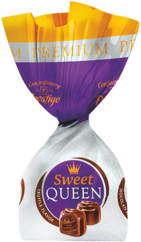 "Sweet Queen" ar trifeļu garšu šokolādes konfektes 1 kg.