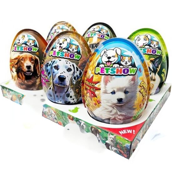 Konfektes + pārsteigums Petshow 20 g x 6 gab. OLAS XXXL IZMĒRS