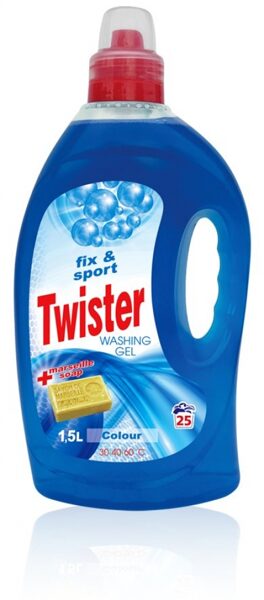 TWISTER DETERGENT FOR COLOURFUL LAUNDRY AT 1.5L SPORT