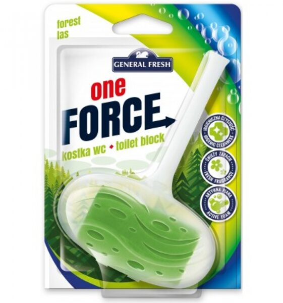 GENERAL FRESH - One Force Aromātiskais ieliktnis tualetēm "Meža"(40g)