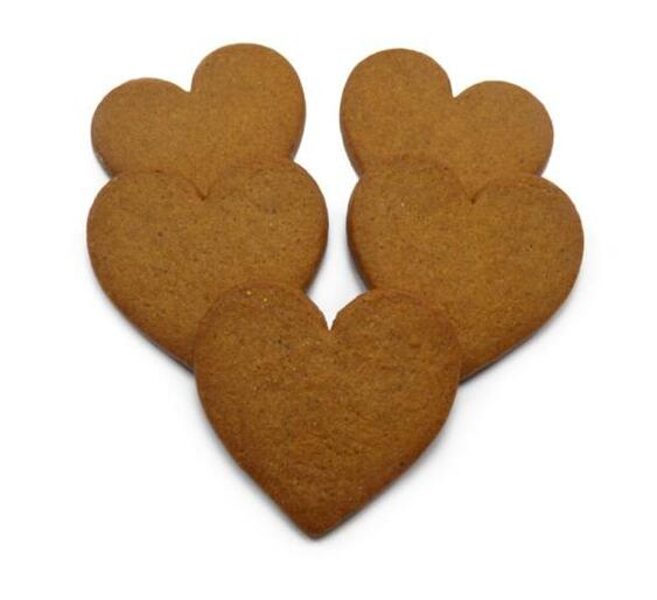 Cepumi "Plānās piparkūku sirsniņas" 1.5 kg.