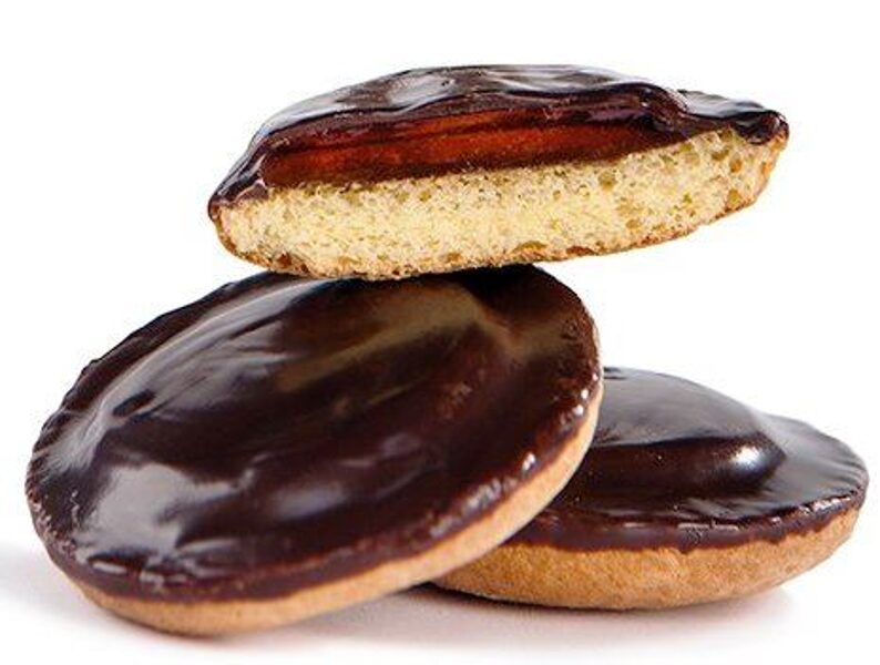 Biscuits glazed Delikatesca flavoured with orange 1 kg.