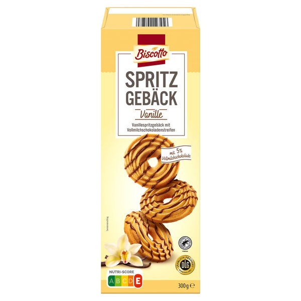 Biscuits BISCOTTO Spritzgebäck Vanille 300 g