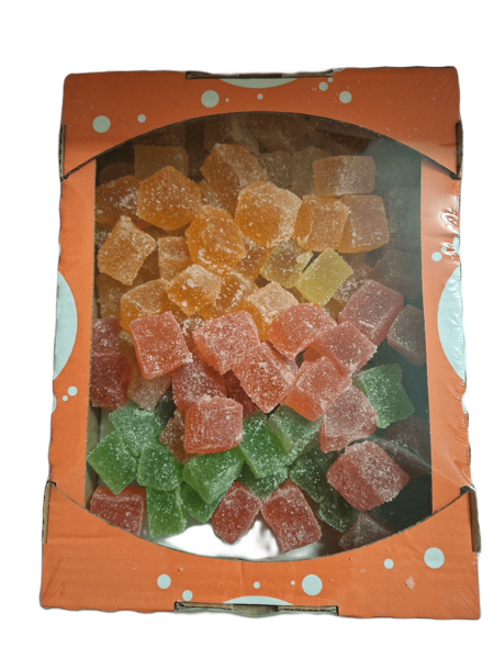 Želejas konfektes cukurā asorti 2.5 kg.