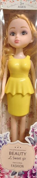 Doll Beauty Sweet girl (22 cm.) yellow