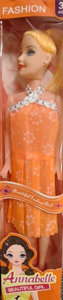 Doll Annabelle beautiful girl (27 cm.) orange