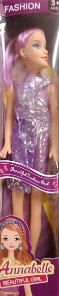 Doll Annabelle beautiful girl (27 cm.) purple