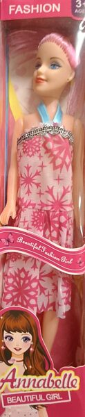 Doll Annabelle beautiful girl (27 cm.) red
