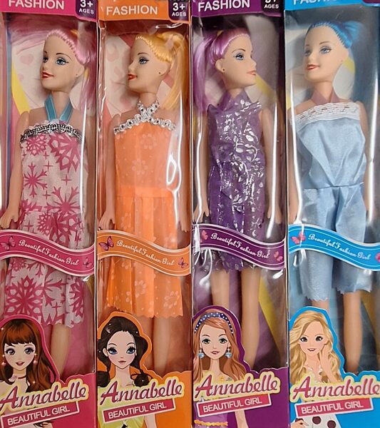 Dolls Annabelle beautiful girl (27 cm.) 4 pieces