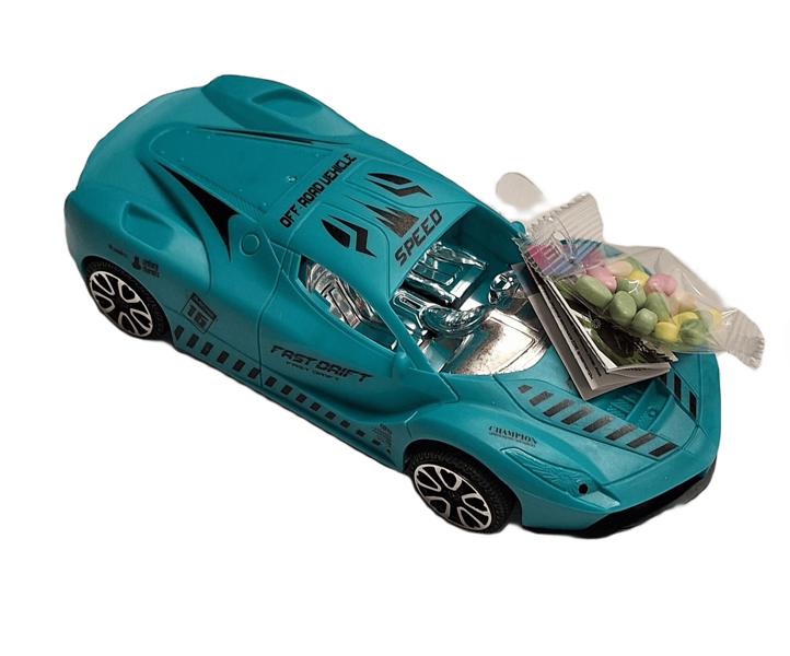 Inerces mašīna Candy Racing Speed ar konfektēm (19 cm.) green