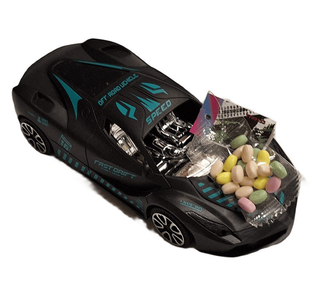 Inerces mašīna Candy Racing Speed ar konfektēm (19 cm.) black