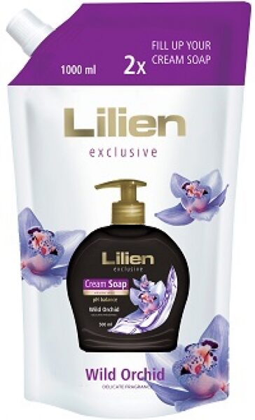Жидкое крем-мыло LILIEN REFILL 1000мл дикая орхидея