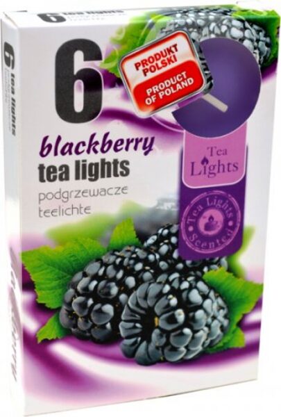 Scented tea candles (6 Gab) - BLACKBERRY