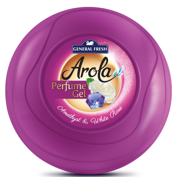 AROLA - Air refreshing PERFUME gel “Amethyst & White Rose” (150 g)