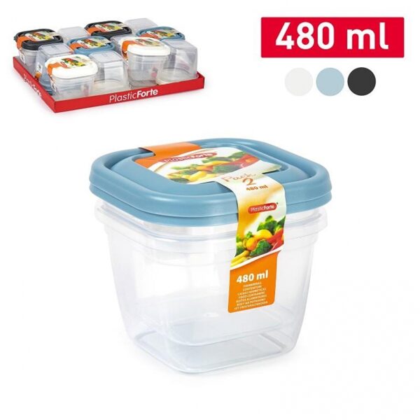 Komplektā 2 pārtikas karbas 480ml