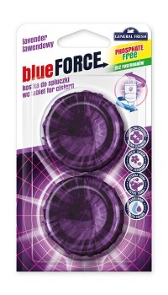 Tablet-freshener for flush box (2 pcs) - lavender