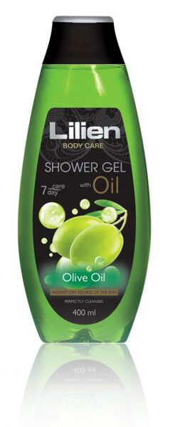 Lilien dušas želeja ar eļļu 400ml Olive