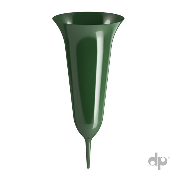 Grave vase flakon-L 35 cm green